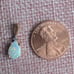 10k Gold Opal Pendant with diamond