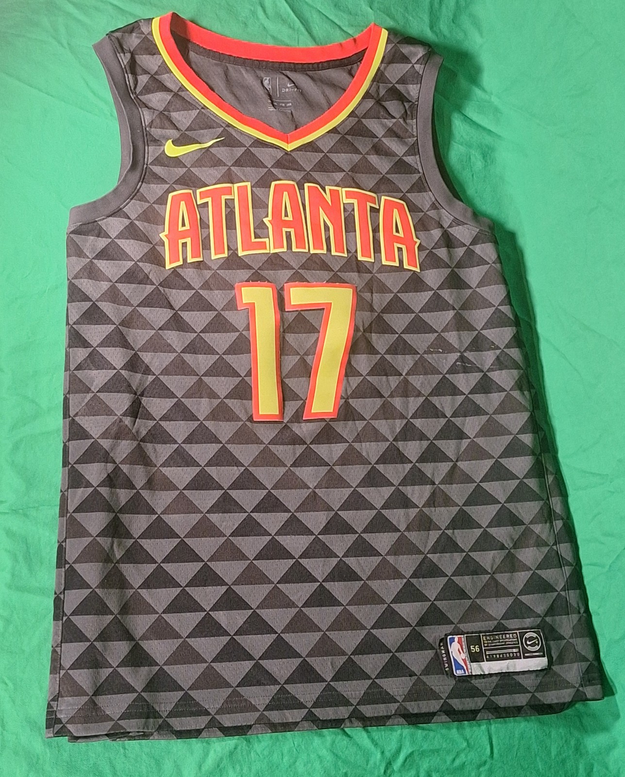 NBA Atlanta Hawks Engineered Jersey Dennis Schröder Size 2XL XXL 56