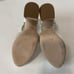 Badgley Mischka Felixa Women's White Satin Pearl Platform Heel Pump Size 5.5