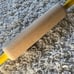 Vintage Wooden Rolling Pin With Yellow Handles