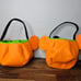 Disney Halloween Mickey & Minnie Mouse Fabric Pumpkin Trick Or Treat Basket Rare
