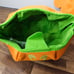 Disney Halloween Mickey & Minnie Mouse Fabric Pumpkin Trick Or Treat Basket Rare