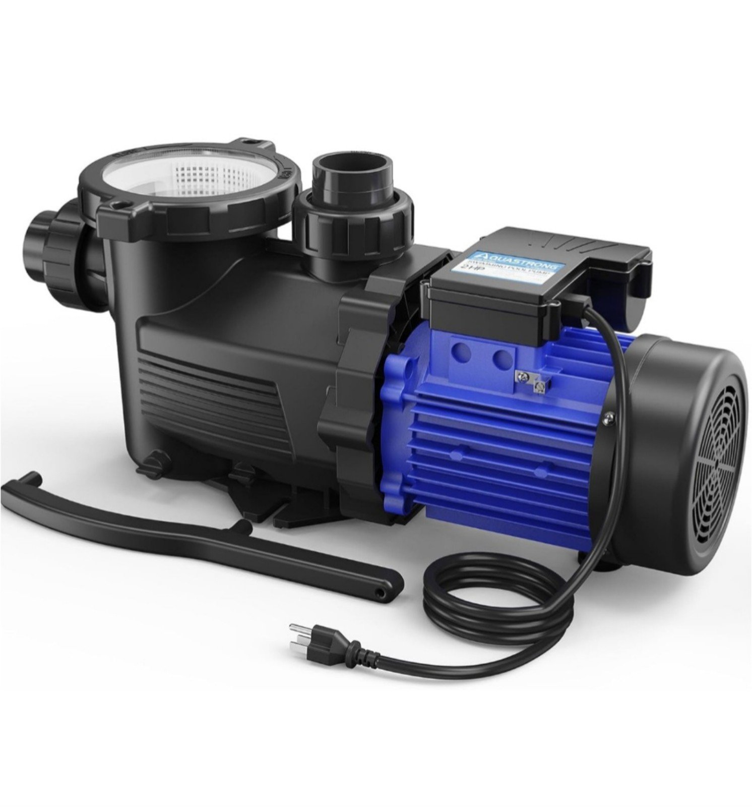 AQUASTRONG In/Above Ground Pool Pump, High Flow (Single Speed, 2HP, 8917 GPH