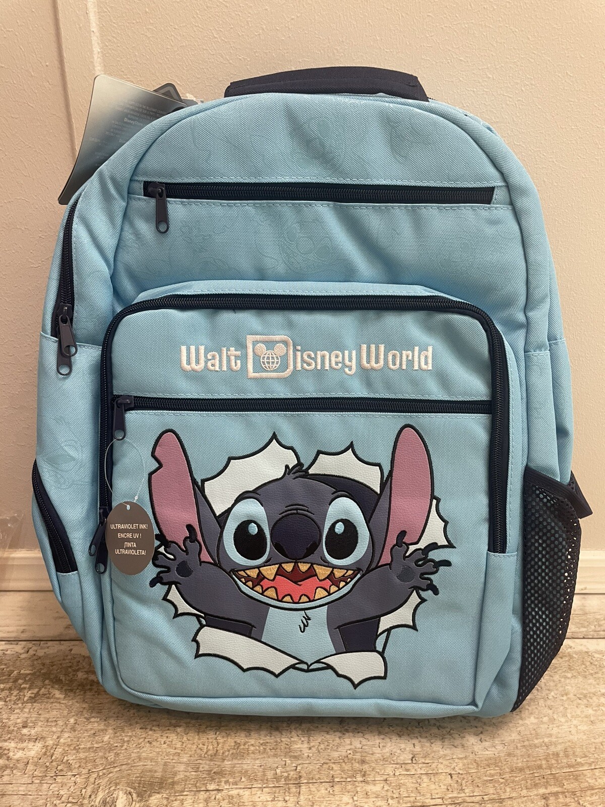 NWt Disney Parks Walt Disney World Stitch Large Backpack