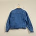 VINTAGE 80s LEVI'S Denim Trucker Jacket Blue Cotton Moto Rider Travel