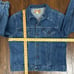 VINTAGE 80s LEVI'S Denim Trucker Jacket Blue Cotton Moto Rider Travel