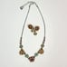 Brighton Jewelry Necklace & Earring Set Garden of Eden Colorful Flower Crystal