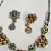 Brighton Jewelry Necklace & Earring Set Garden of Eden Colorful Flower Crystal