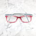 Marchon NYC Junior Kids M-7500 601 Transparent Red Blue Eyeglasses 49-16-130