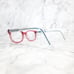 Marchon NYC Junior Kids M-7500 601 Transparent Red Blue Eyeglasses 49-16-130