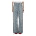 SPORTMAX Diego Snake-Print Straight Jeans Size 26