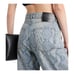 SPORTMAX Diego Snake-Print Straight Jeans Size 26