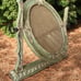 Vintage Shabby Chic Cottage Wooden Frame Ornate swivel