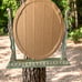 Vintage Shabby Chic Cottage Wooden Frame Ornate swivel