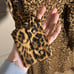 NWT Size 0 JayGodfrey Kevyn Leopard Print Wrap Dress