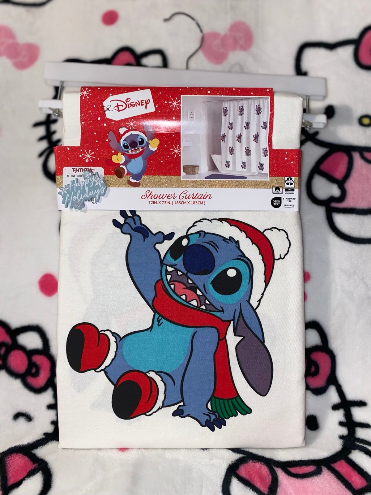 Stitch Christmas Shower Curtain