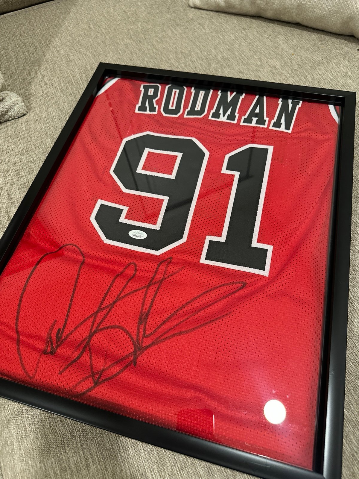Dennis Rodman Signed Bulls Jersey