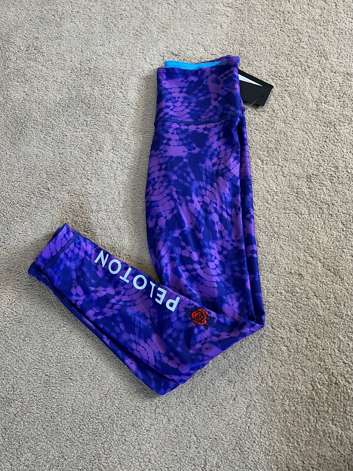 Peloton Grateful Dead tie dye leggings NWT