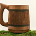 Wooden Beer Mug, Custom Tankard, Handmade Stein