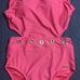 Juicy Couture Bright Coral Boardwalk Sass Cutout Swimsuit SZ S Summer Resort Vac