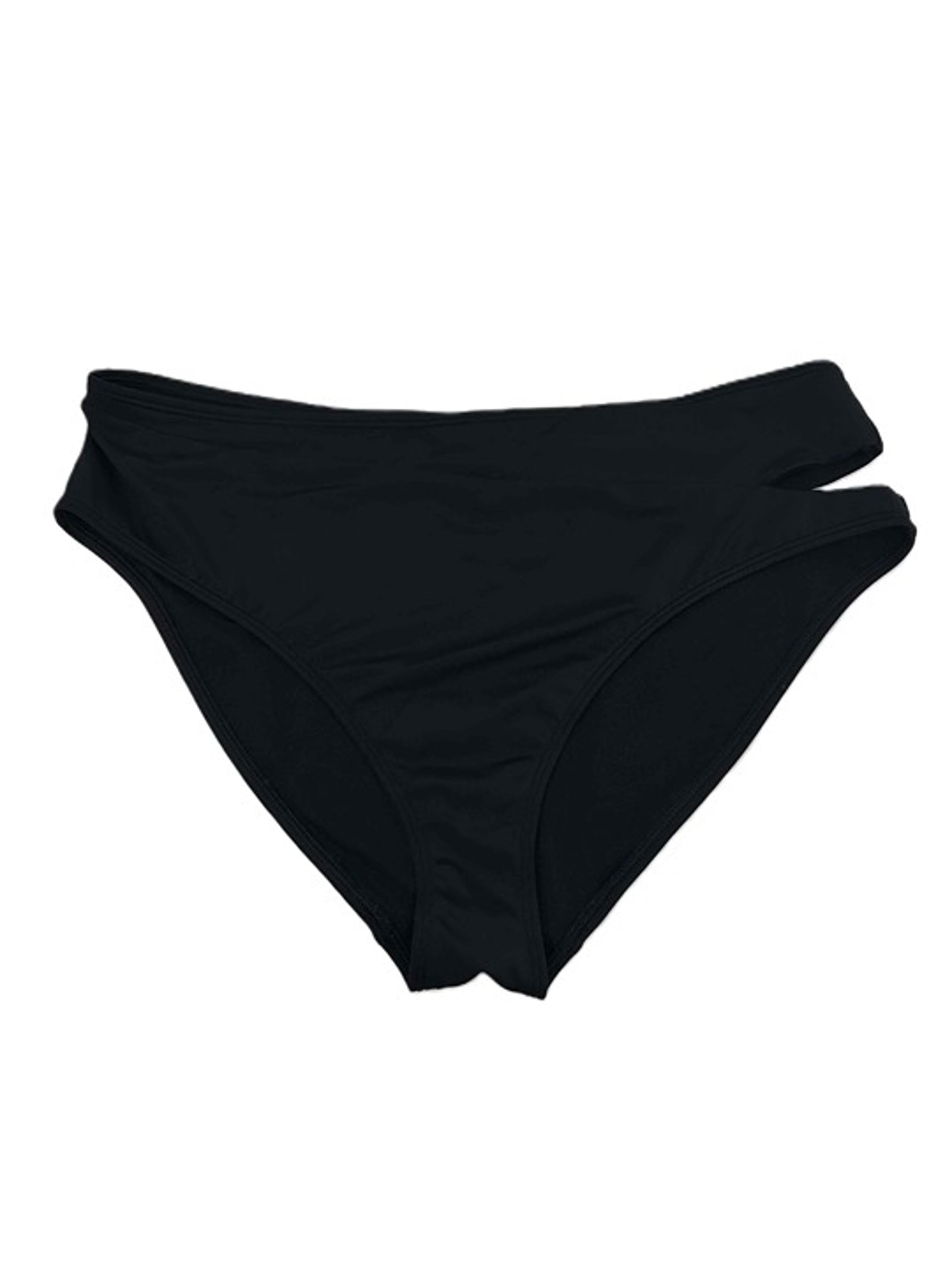 Adore Me Swimwear Womens Size 1X Plus Black High-Waisted Bikini Bottom