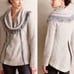 Anthropologie Sweater Womens Size Small Cowl Neck Chunky Angel of the North