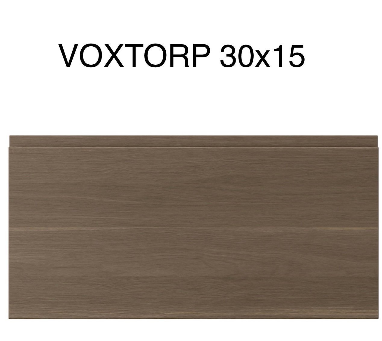 IKEA VOXTORP 30x15 walnut effect drawer front 303.281.38