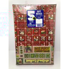 Vintage Beautybox Christmas Gift Boxes 5 pack Sealed