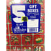 Vintage Beautybox Christmas Gift Boxes 5 pack Sealed
