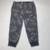 Prana Camouflage Sky Canyon Jogger Women 14 NWOT Pocket Stretch Zip Closure Gray