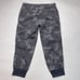 Prana Camouflage Sky Canyon Jogger Women 14 NWOT Pocket Stretch Zip Closure Gray