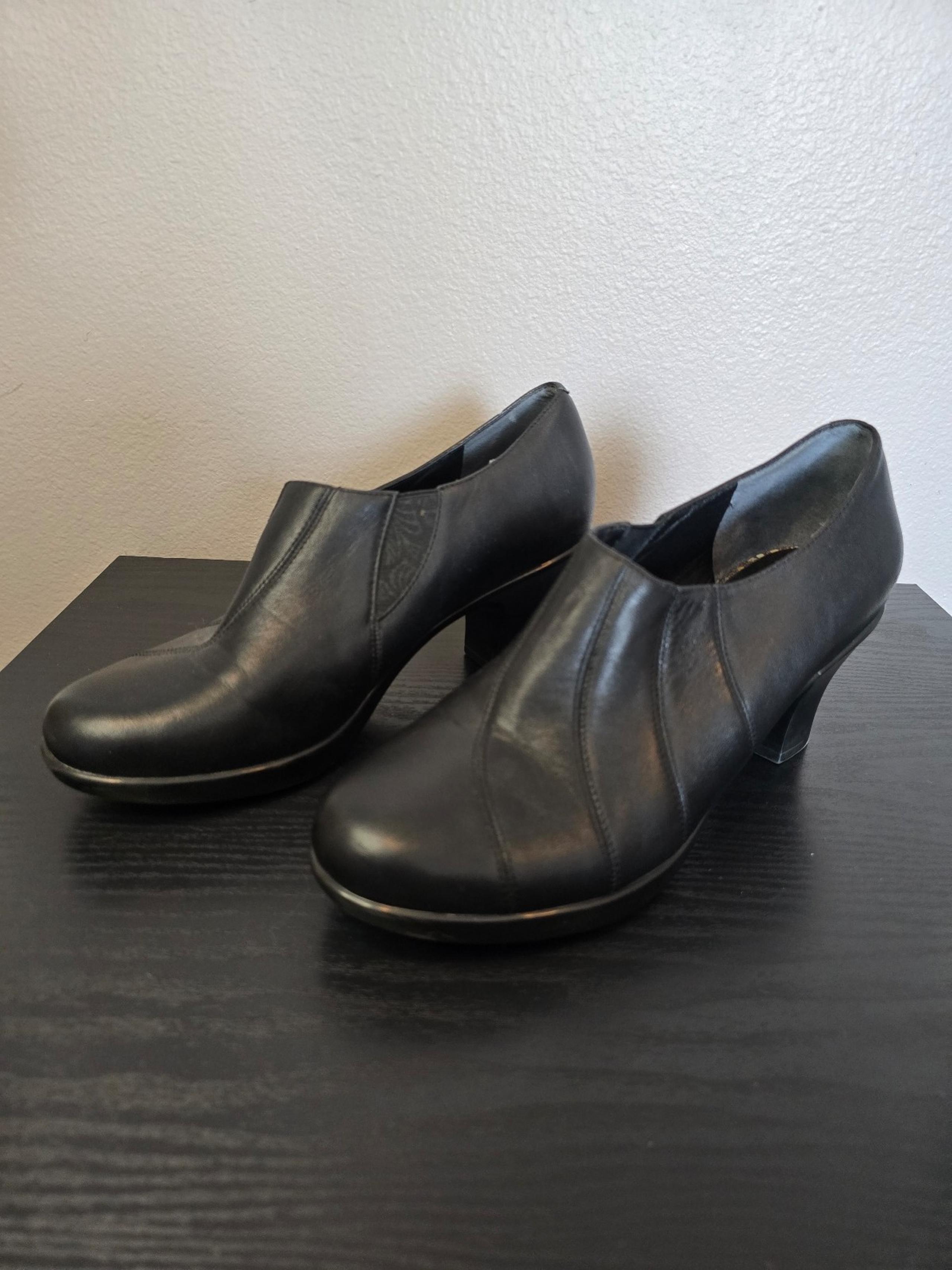 Dansko Bennett Black Nappa Leather Pump Slip On Heels size 40