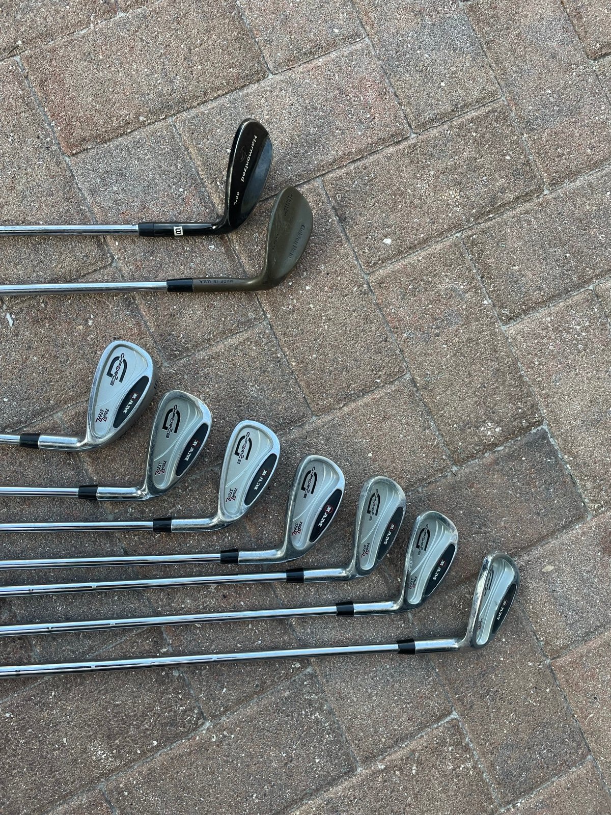 Mens iron set 9 pc in right hand , Ram irons
