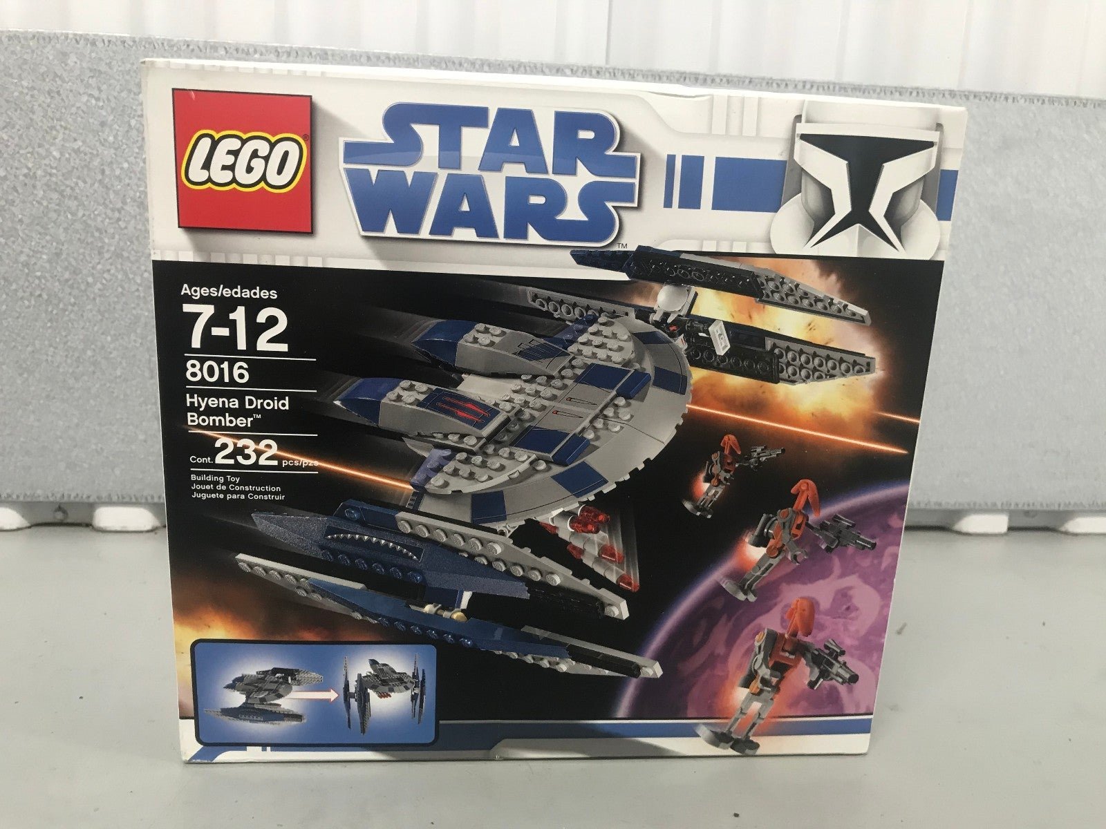 Lego Star Wars Hyena Droid Bomber 8016