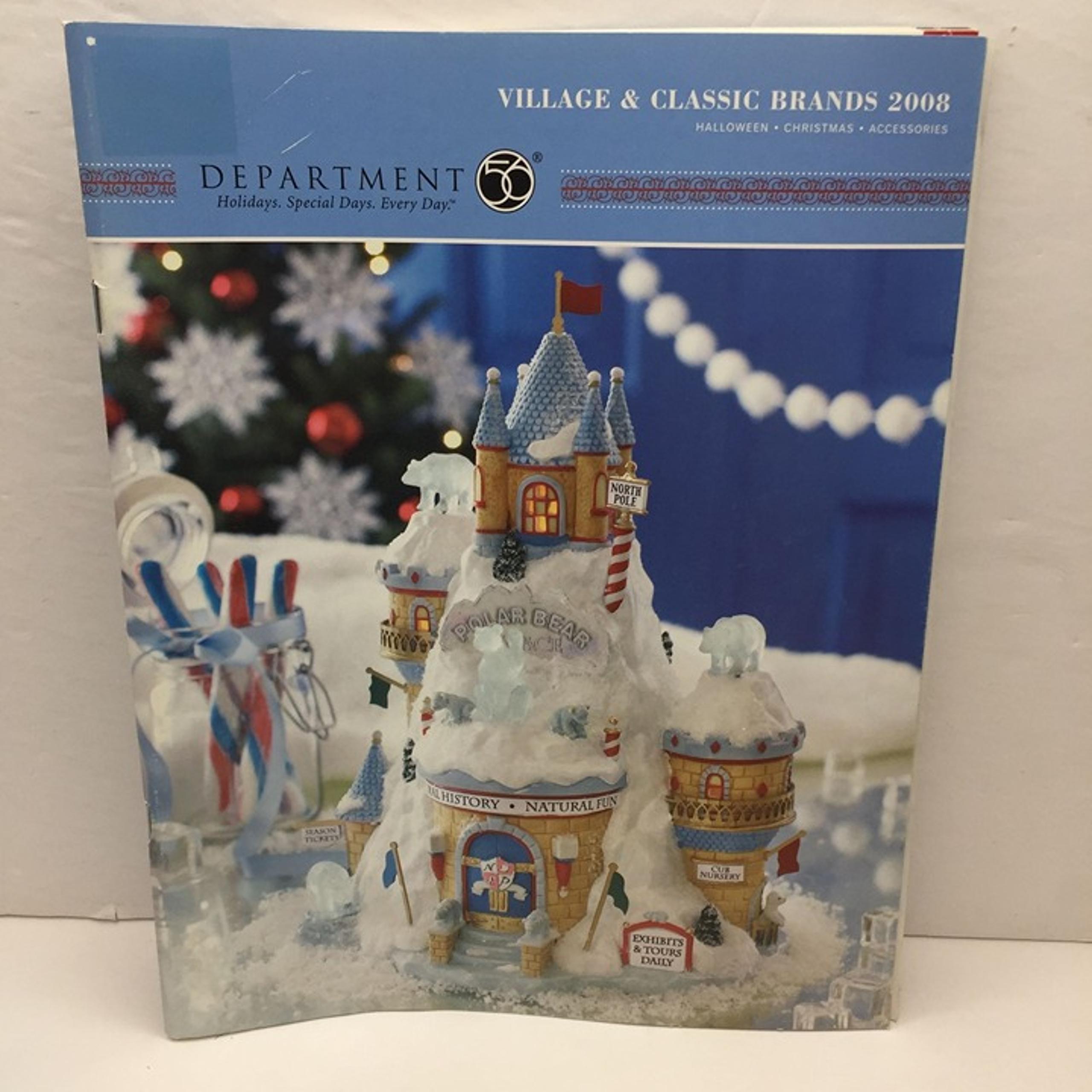 Department 56 2008 Catalog Magazine Village Classic Brands Halloween Christmas