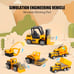 Toys For Boys, Engineering Die-cast Car Toys For 5 Year Old -ln0