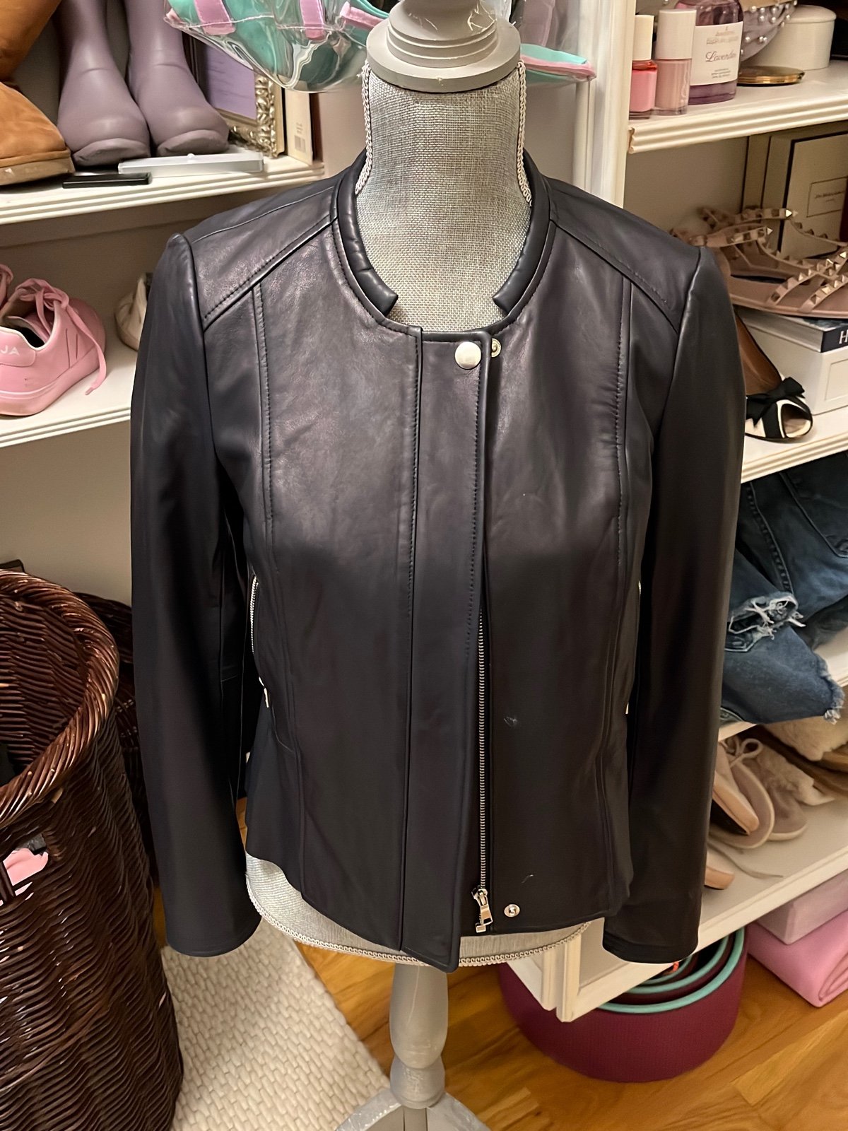 100 % Leather Jacket joie jacket small