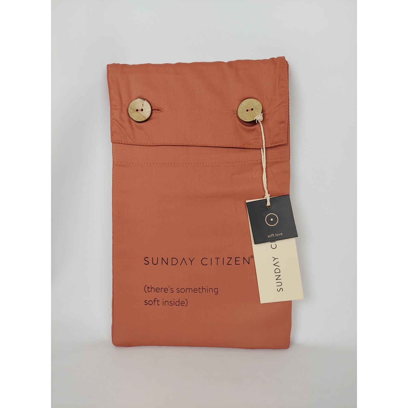Sunday Citizen Premium Bamboo 2 Piece King Size Pillow Cases in Clay