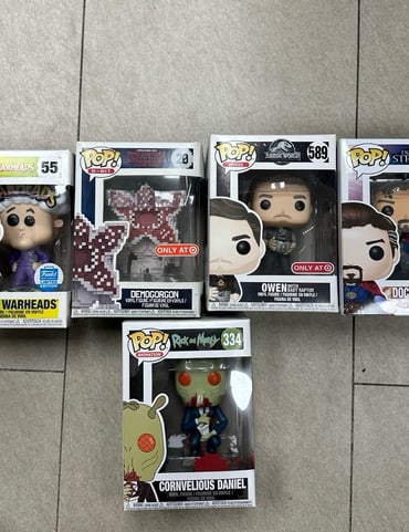 Funko Pop set of 5