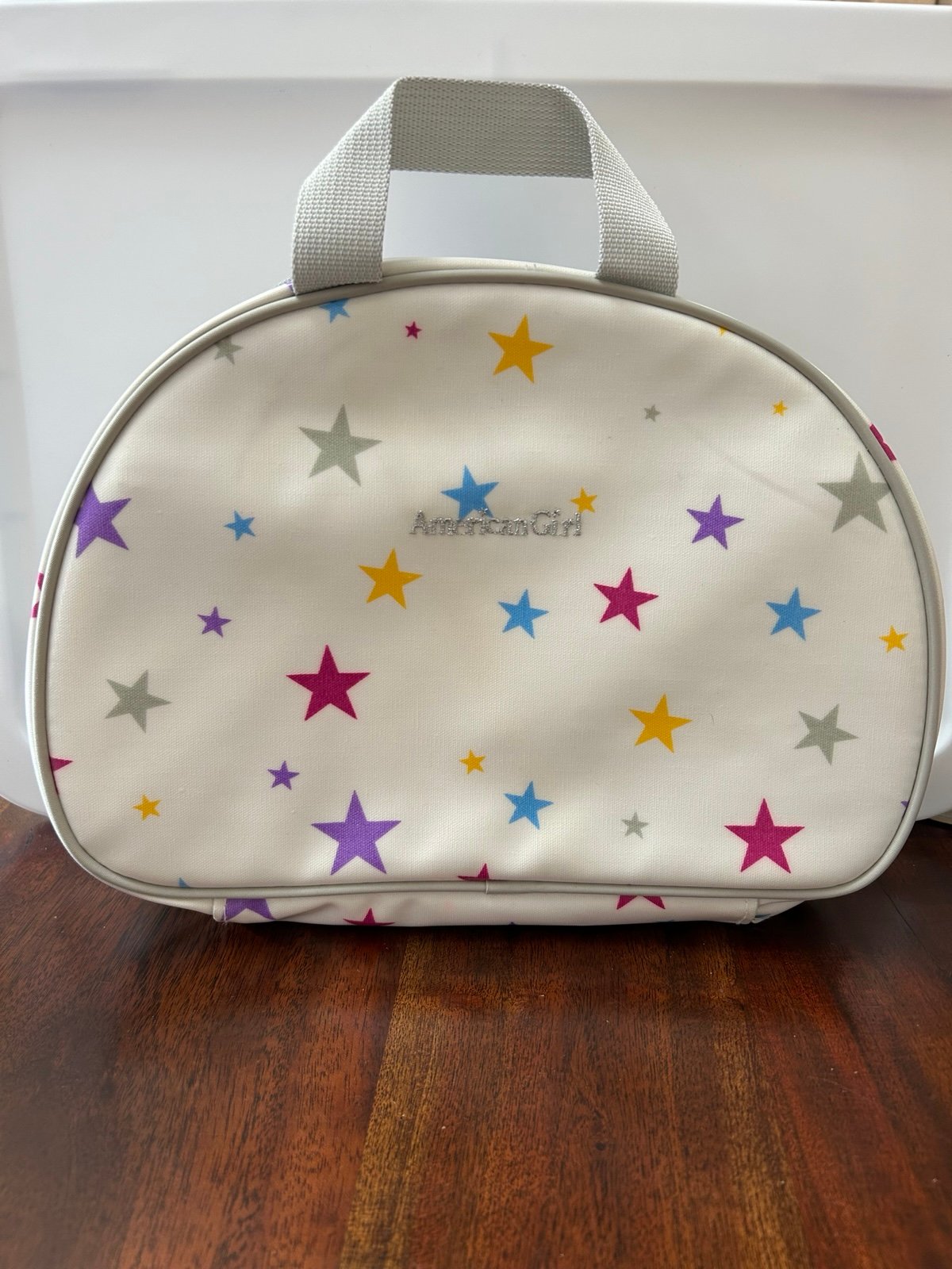 American Girl Vintage Star Travel Toiletries Case Accessories Bag Overnight kids