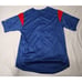 MLB Chicago Cubs True Fan Blue Red Button Front Short Sleeve Stitched Jersey XL