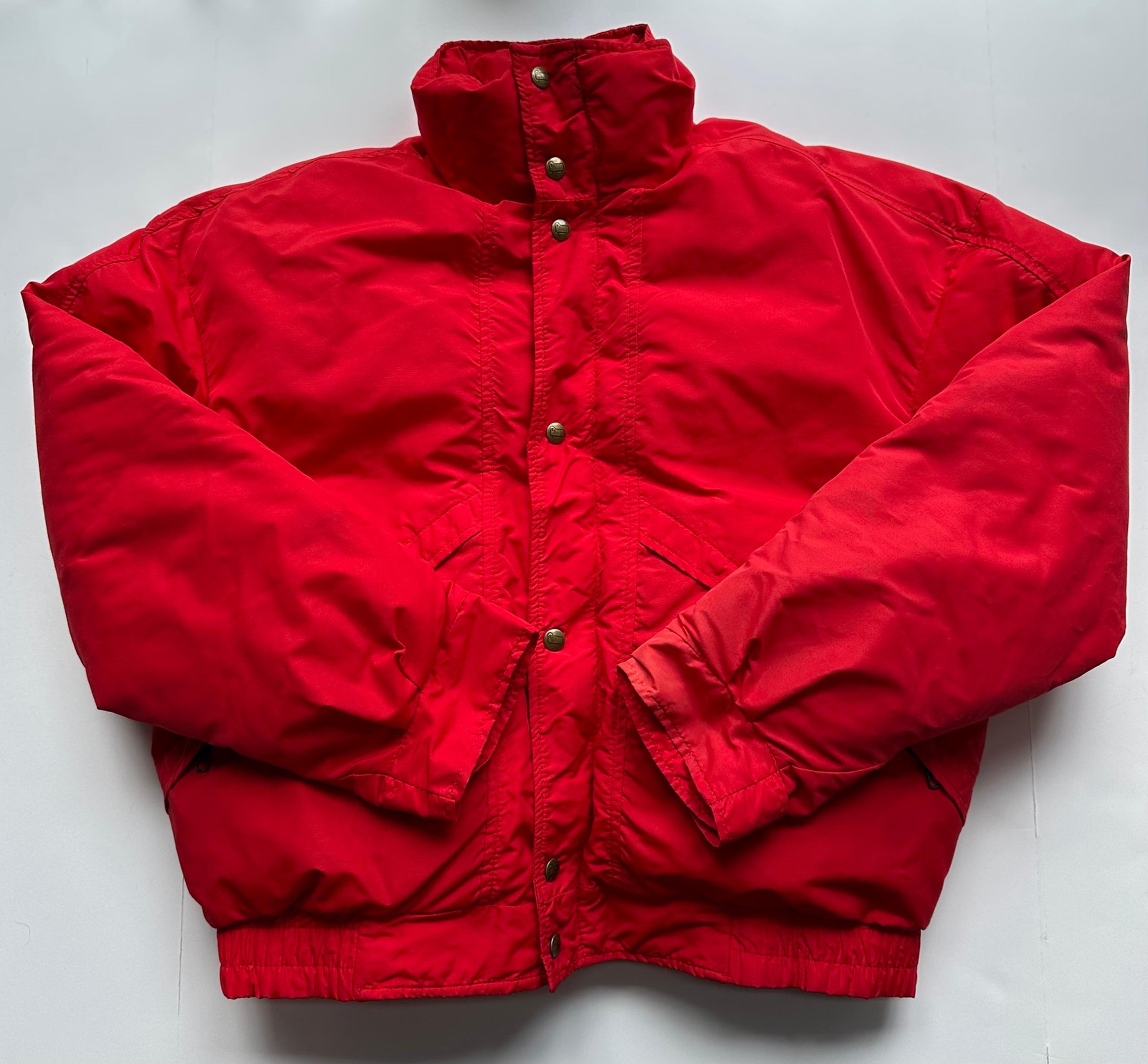 Men's Size Large Vintage Woolrich Jacket Down Fill Coat Puffer Jacket Pre-Owned