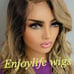 Human hair HD Ash beachwave lace front wig