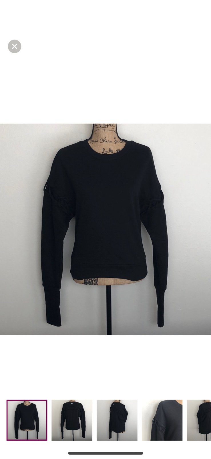 Alo Yoga Lattice Long Sleeve Pullover