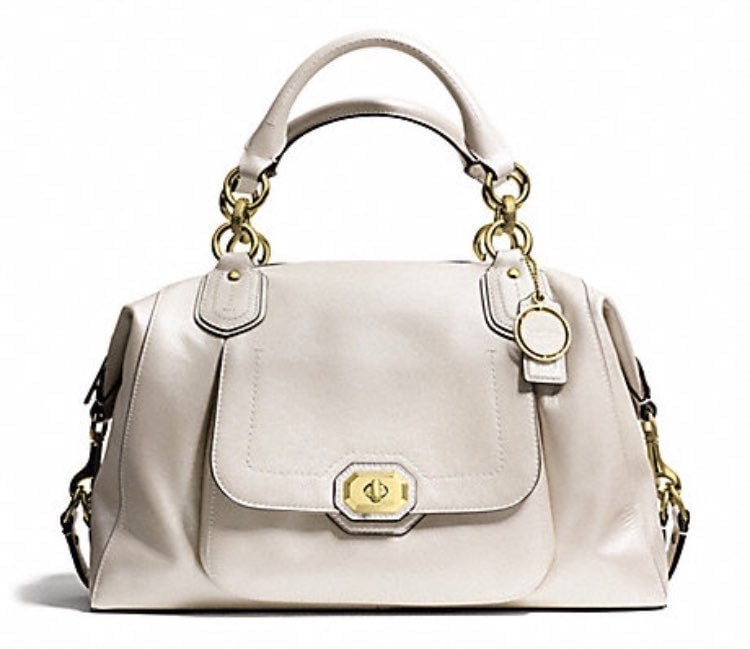 COACH Campbell Turnlock Large Satchel