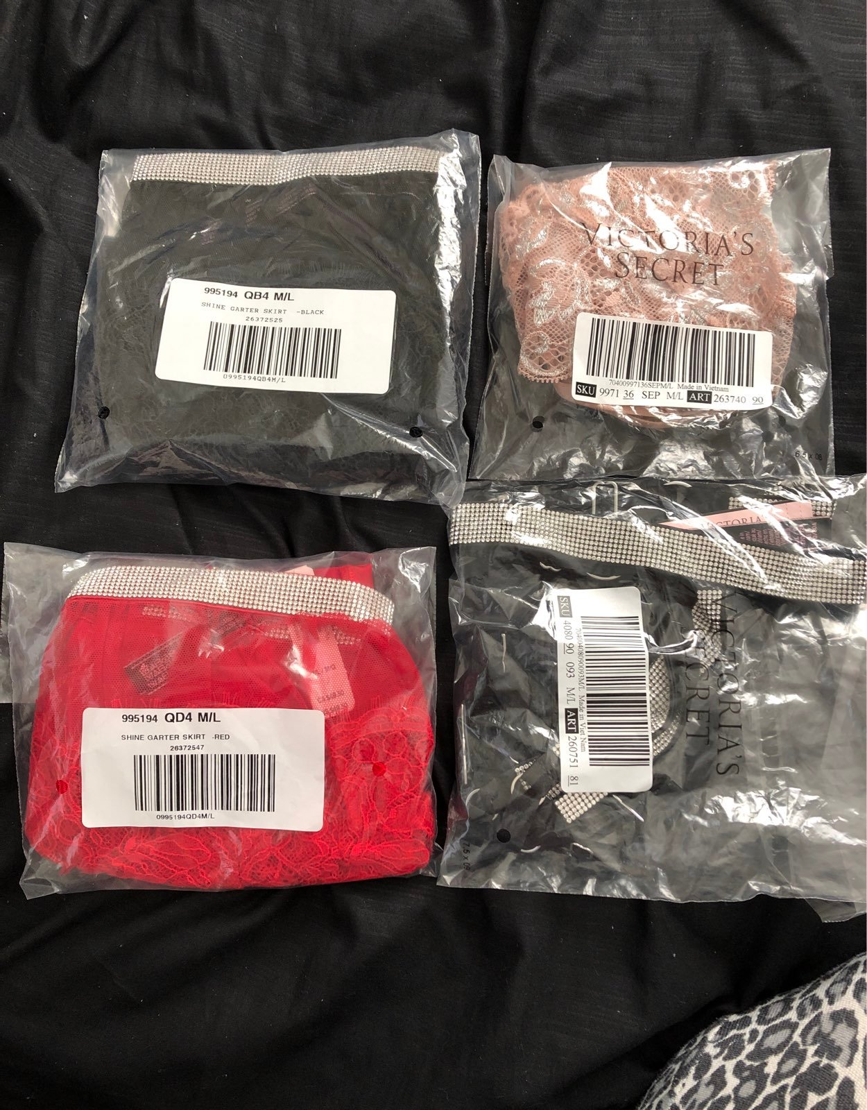Bundle of Victoria secret garters