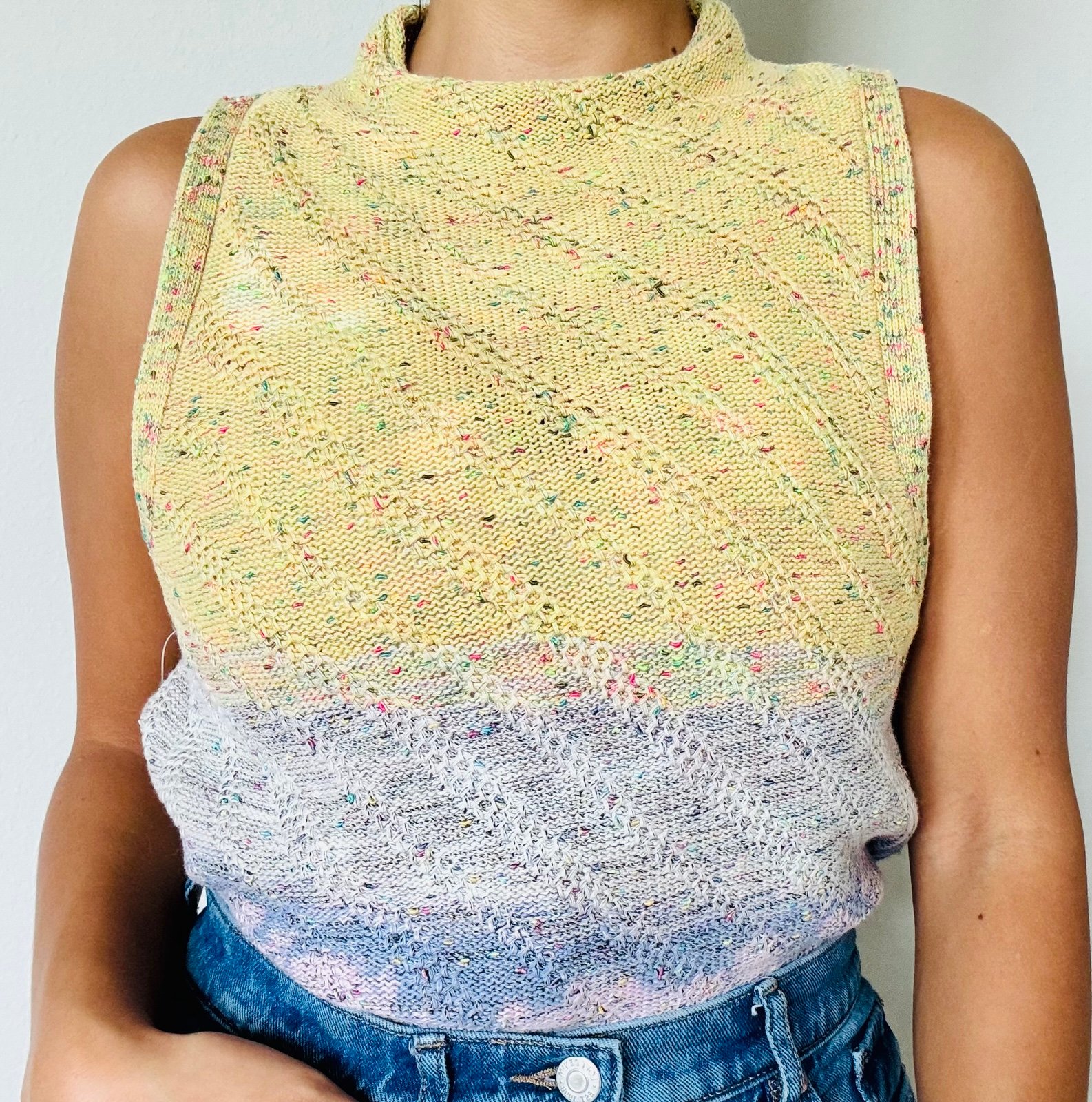 Anthropologie sleeveless sweater