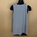 Ball Striped Lacing Tank Top 18.5 armpit to armpit seams unstretched