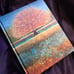 XL Tree of Life Fall Sunset Journal Grimoire Book of Shadows