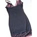 NWT Victoria's Secret M SLIP dress BLACK FLORAL LACE SLIMMING angel